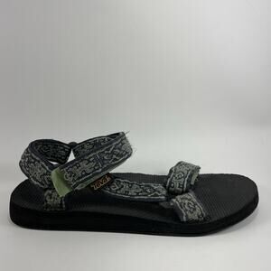Teva Original Universal Sandals Mens Size 8 Strappy Green Trail Water Hiking